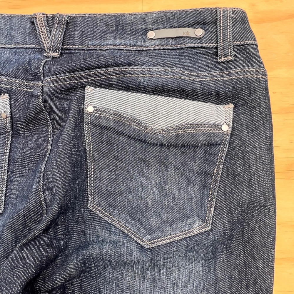 Jolt Jeans Womens 11 Dark Wash Flare Leg Low Rise Y2K Denim Blue